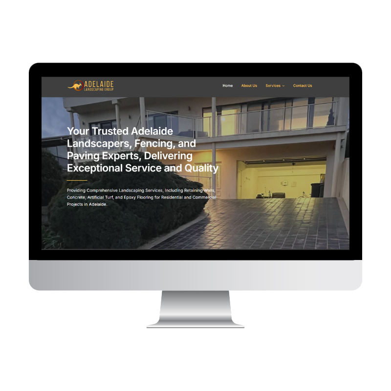 Adelaide Landscaping Group website built by Websites That Convert