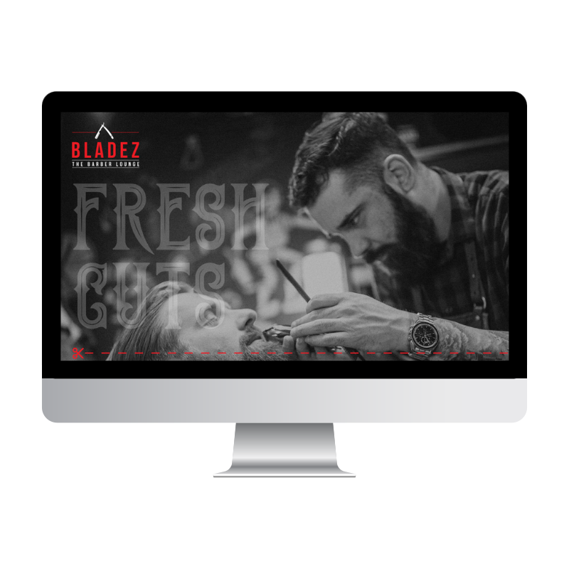 Bladez The Barber Lounge website built by Websites That Convert