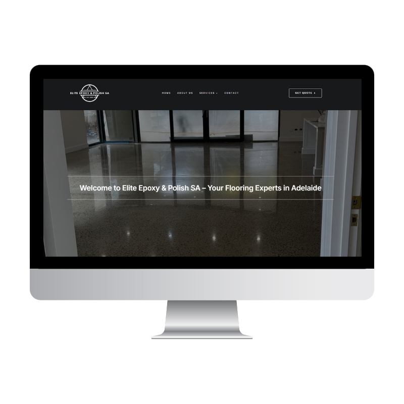 Elite Epoxy & Polish SA website built by Websites That Convert