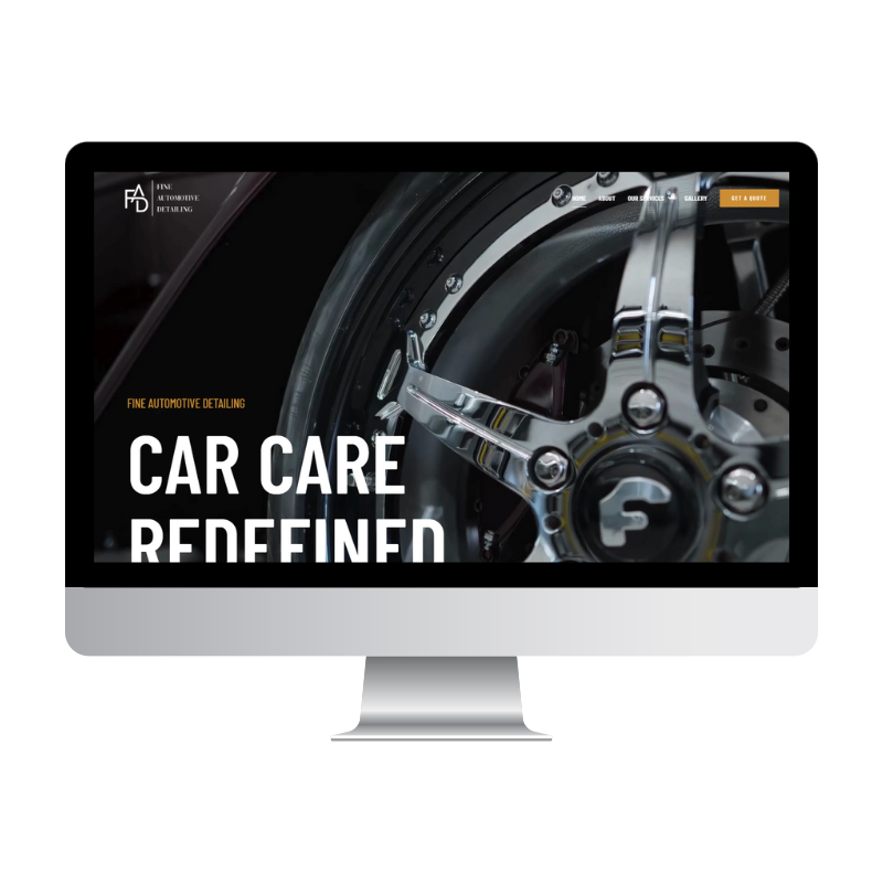 Fine Automotive Detailing website built by Websites That Convert