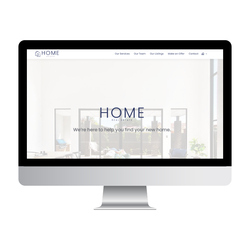 Home Real Estate website built by Websites That Convert