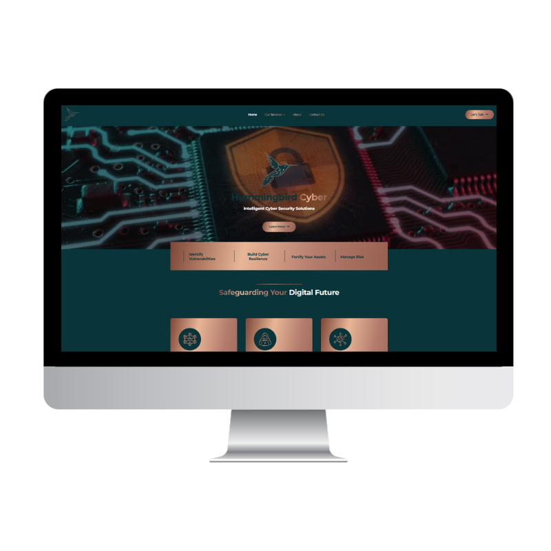 Hummingbird Cyber website built by Websites That Convert