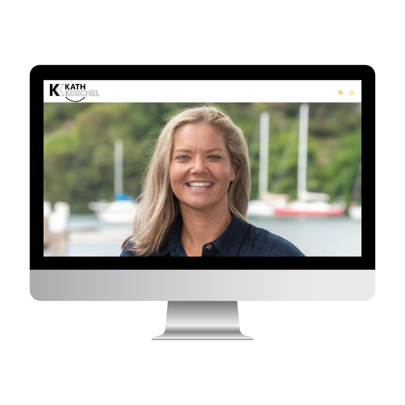 Kath Koschel website built by Websites That Convert