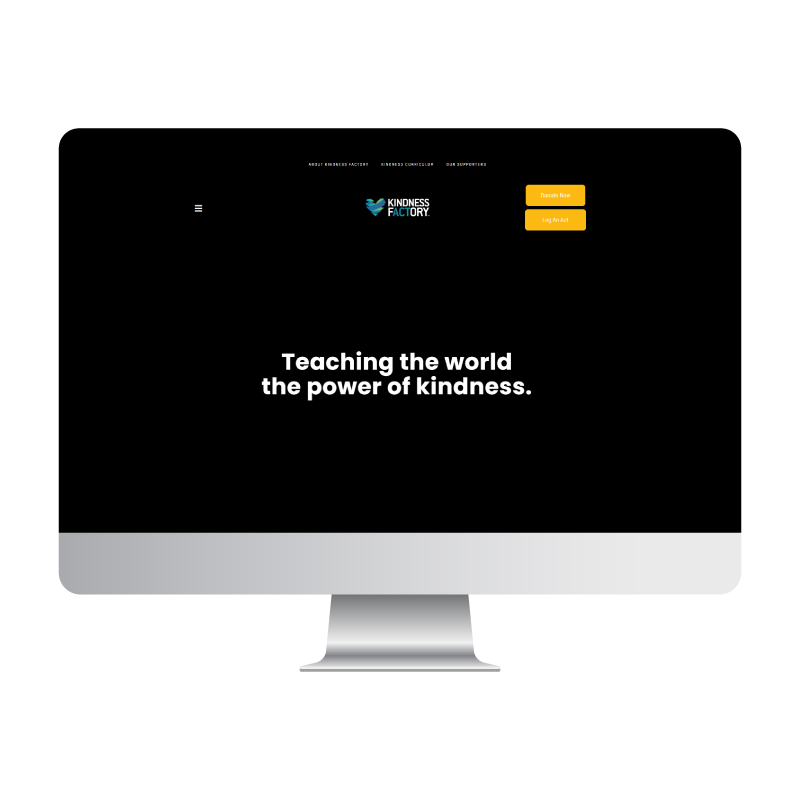 Kindness Factory website built by Websites That Convert