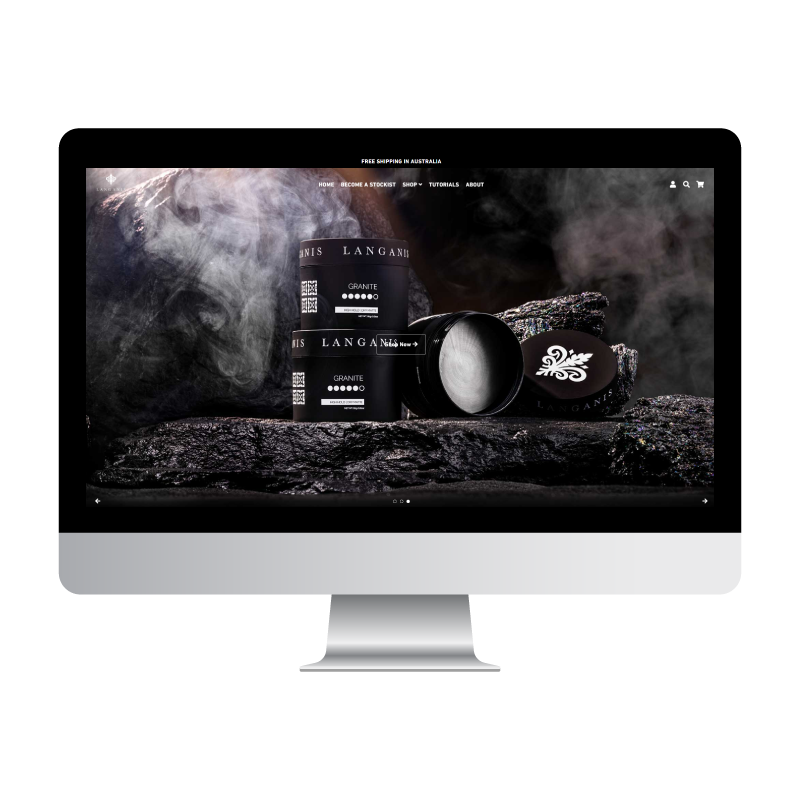 Langanis Hair website built by Websites That Convert
