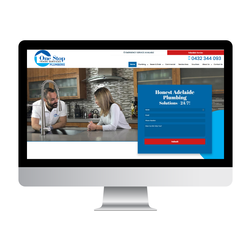 One Stop Trade Services website built by Websites That Convert