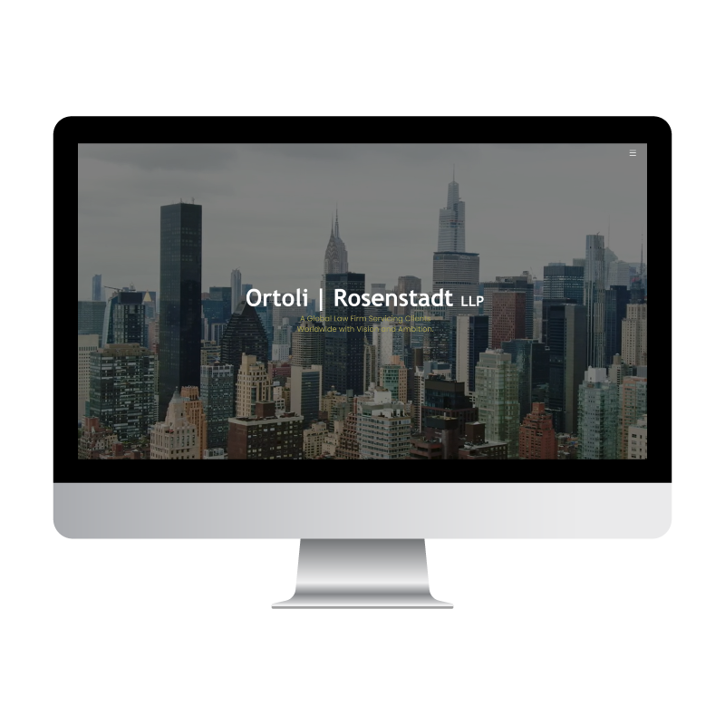 Ortoli Rosenstadt LLP website built by Websites That Convert