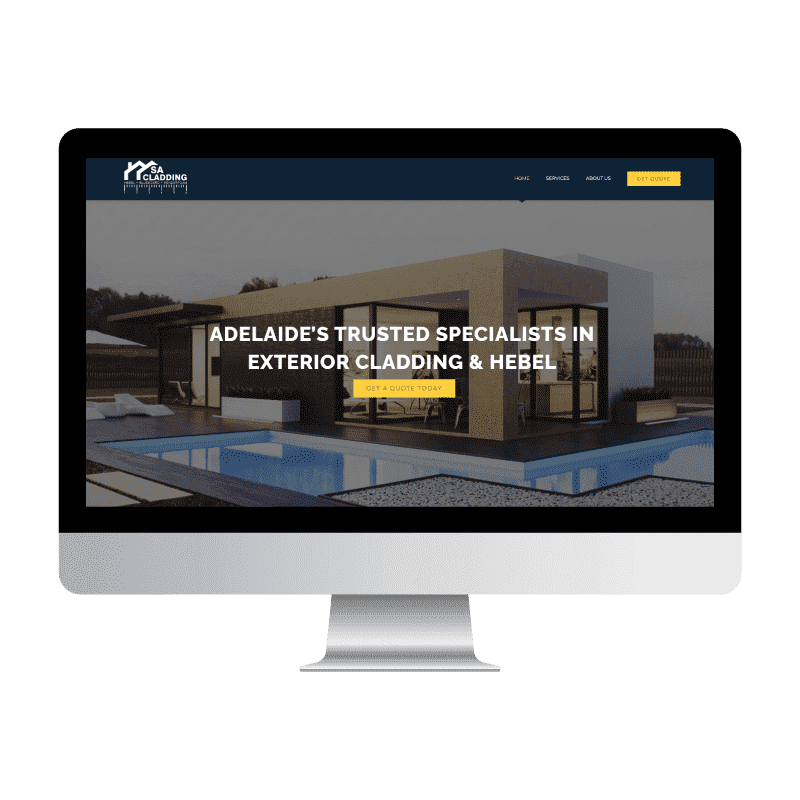 SA Cladding website built by Websites That Convert