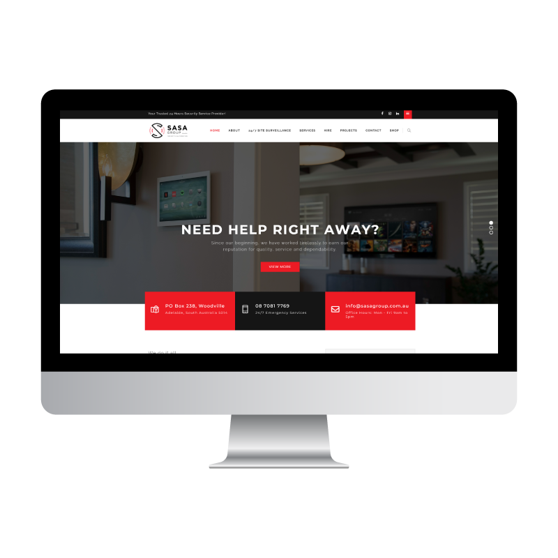 SASA Group website built by Websites That Convert