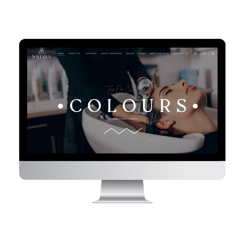Sahara The Salon website built by Websites That Convert