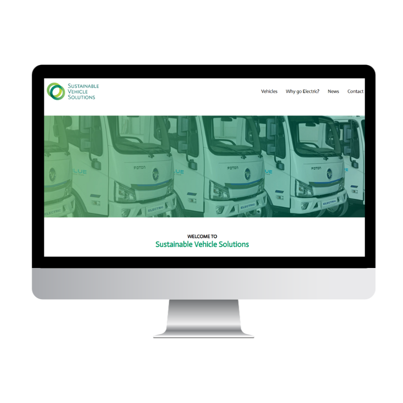 Sustainable Vehicle Solutions website built by Websites That Convert