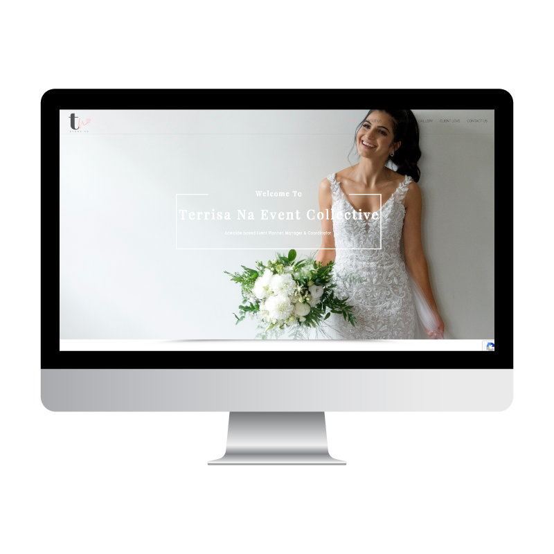 Terrisa Na Event Co website built by Websites That Convert