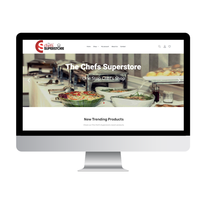 The Chef’s SuperStore website built by Websites That Convert