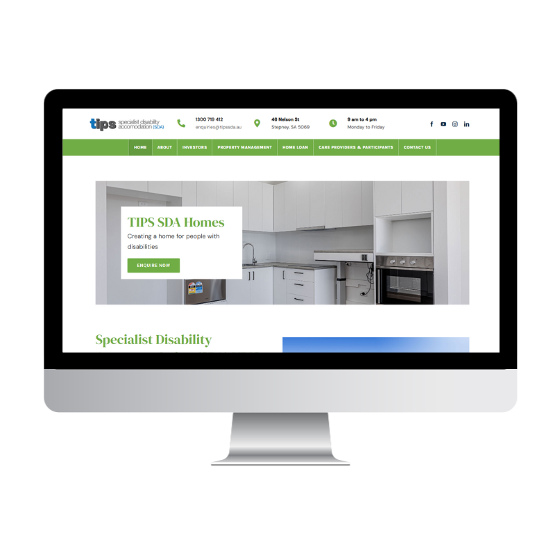 TIPS SDA website built by Websites That Convert