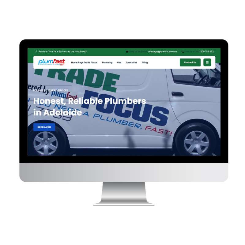 Trade Focus website built by Websites That Convert