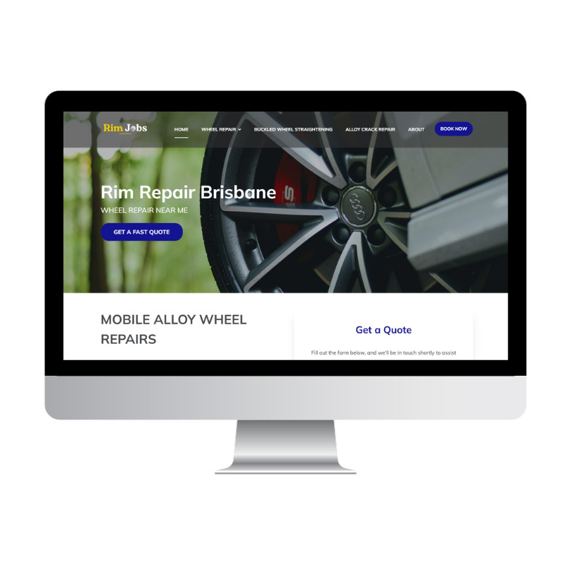 Wheel Repair Near Me website built by Websites That Convert