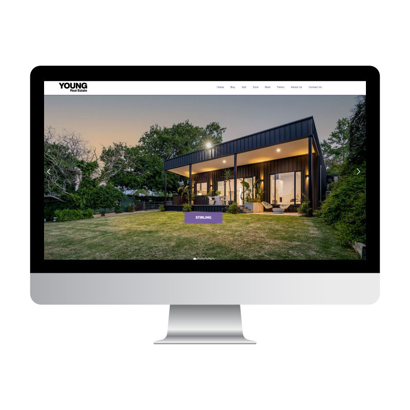 Young Real Estate SA website built by Websites That Convert