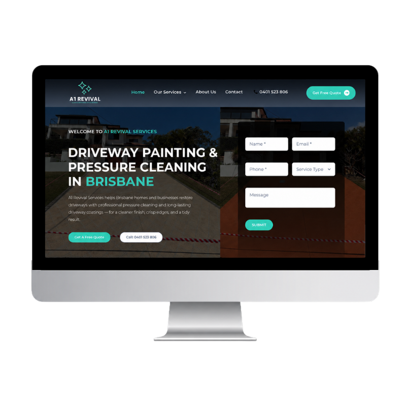 A1 Revival Services website built by Websites That Convert