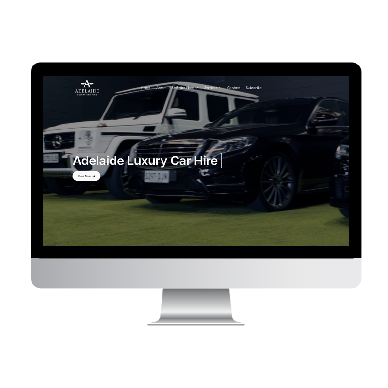 Adelaide Luxury Car Hire website built by Websites That Convert