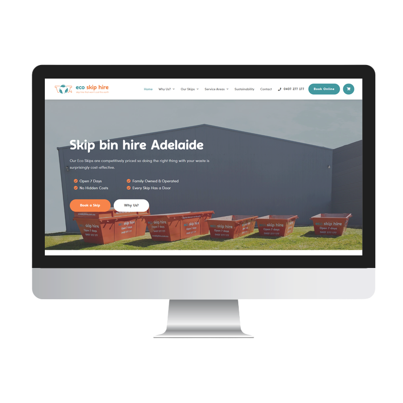 Adelaide Skip Hire website built by Websites That Convert