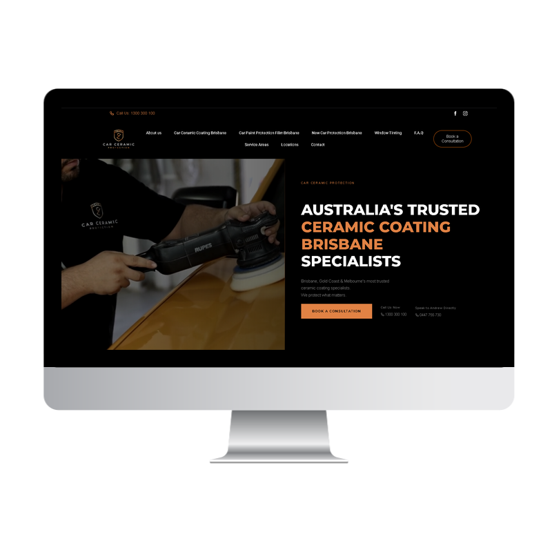 Car Ceramic Protection website built by Websites That Convert