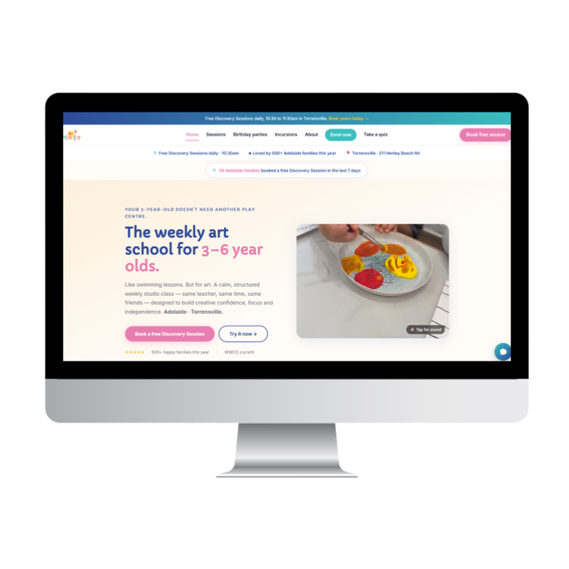 Mini Ivy website built by Websites That Convert