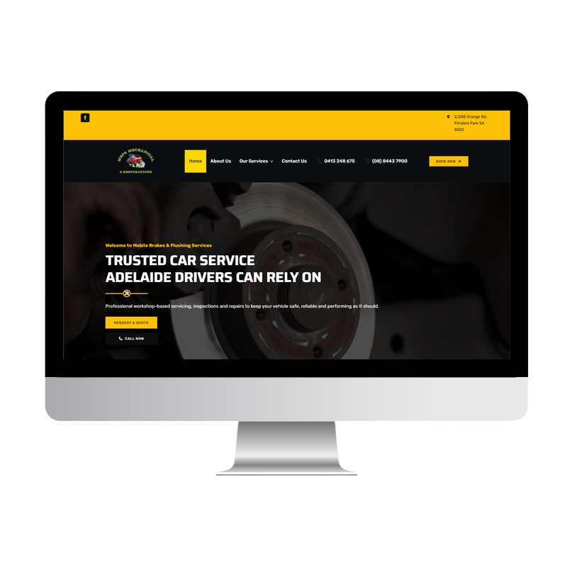 Mobile Brakes website built by Websites That Convert