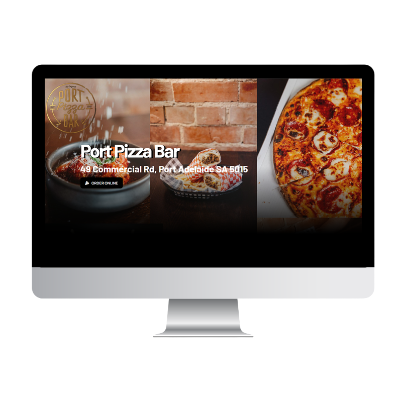 Port Pizza Bar website built by Websites That Convert