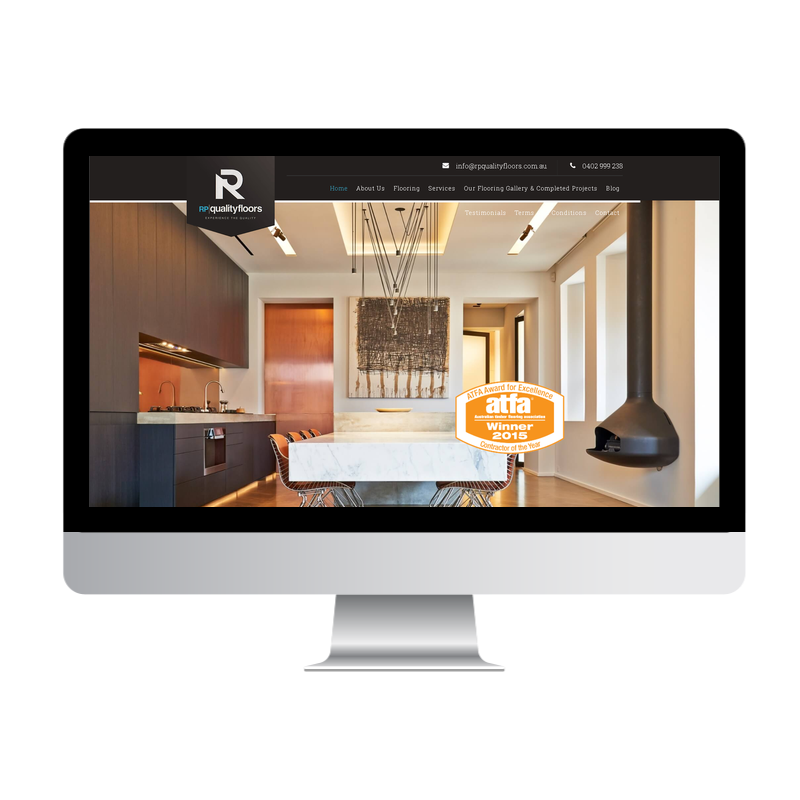 RP Quality Floors website built by Websites That Convert