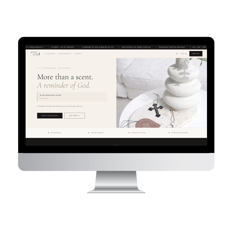 Soul Scent website built by Websites That Convert