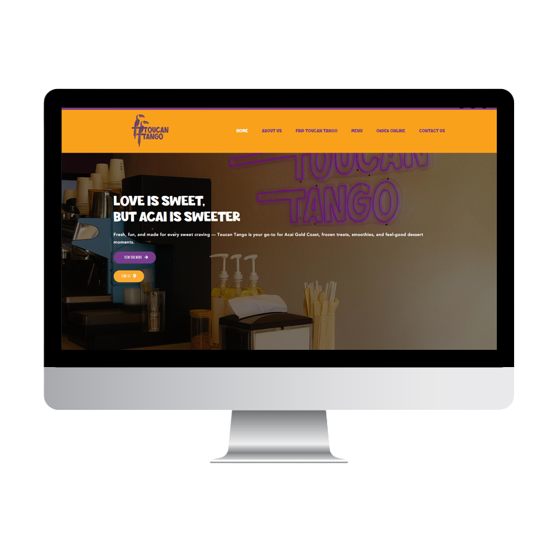 Toucan Tango website built by Websites That Convert